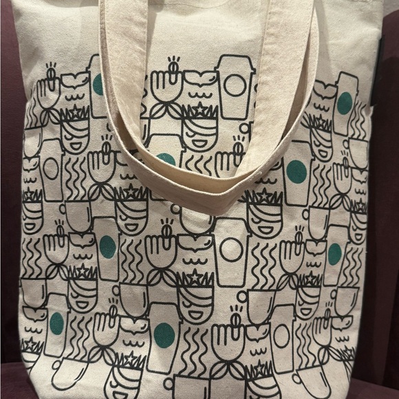 Starbucks Canvas Tote Bag - Picture 2 of 9